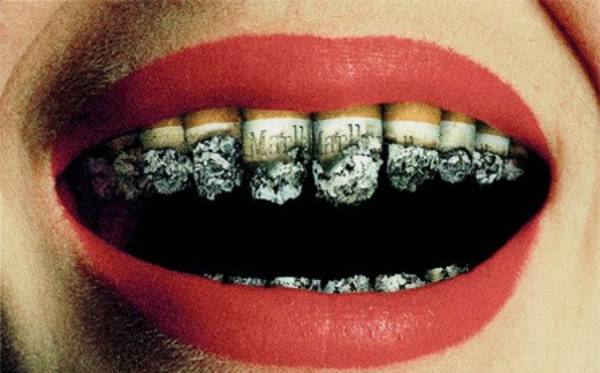 سیگار و جرم  دندان
